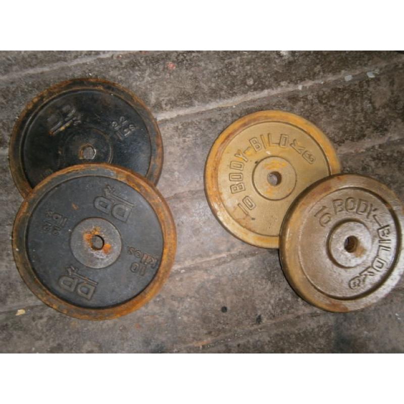62 kg of standard weight plates