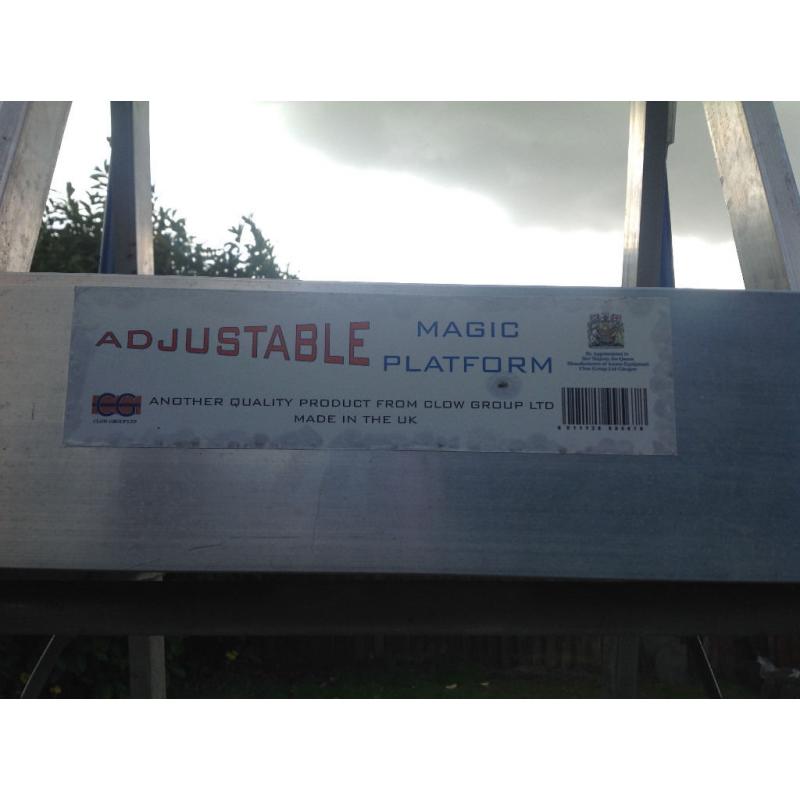 Clow Adjustable Magic Platform / ladder : 1 Platform : Multiple Heights