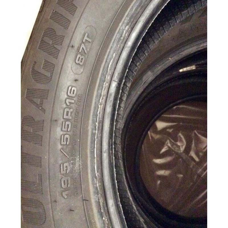 4 x Winter Tyres Goodyear Ultragrip 9