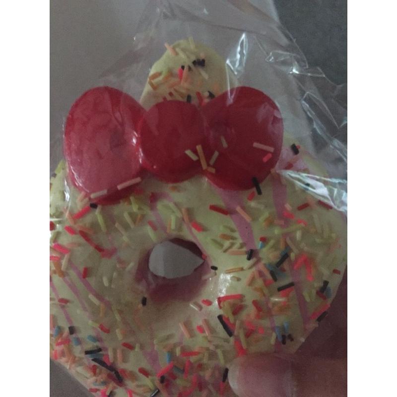 Hello Kitty Large Doughnut Squishy Sanrio Kawaii Charm