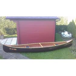 14' plywood canoe home made to Selway Fisher plans with sheathed fibreglass hull