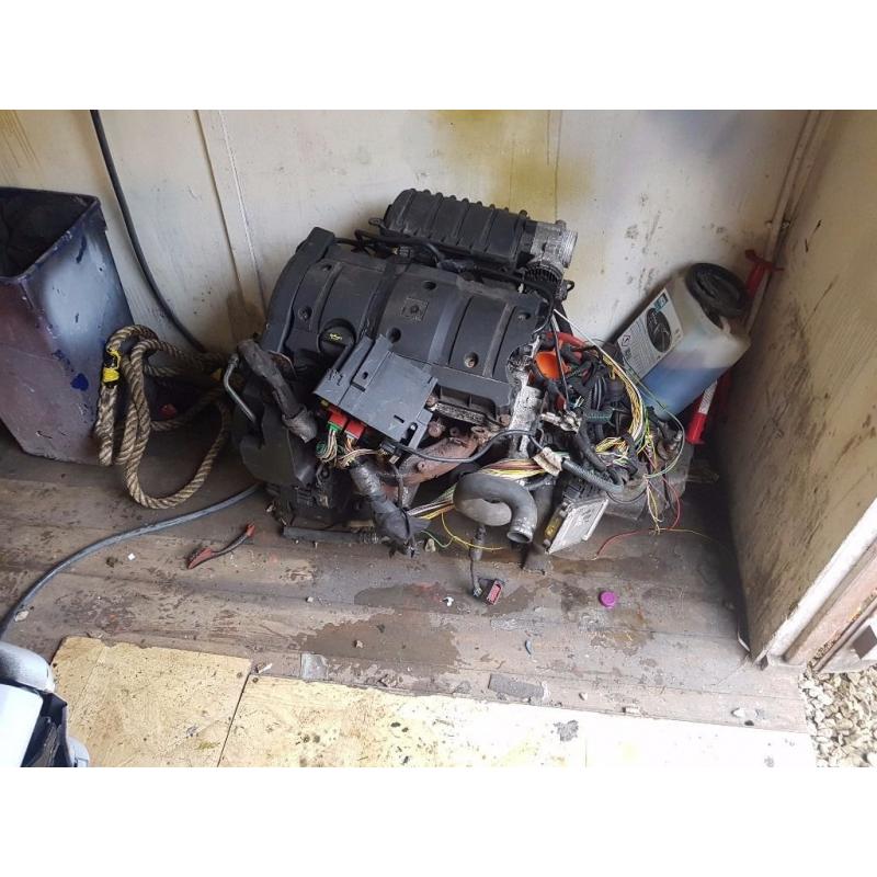 Citreon saxo vts ,xsara vtr peugeot 106 engine gearbox ecu and loom for sale.