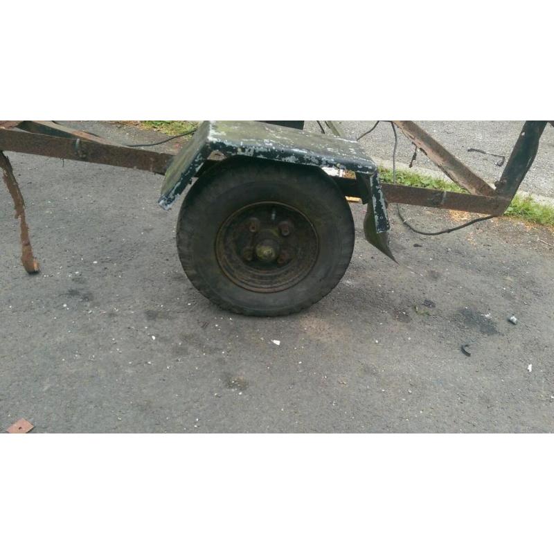 Trailer in need of boarding cheap tyres good trailer tyres