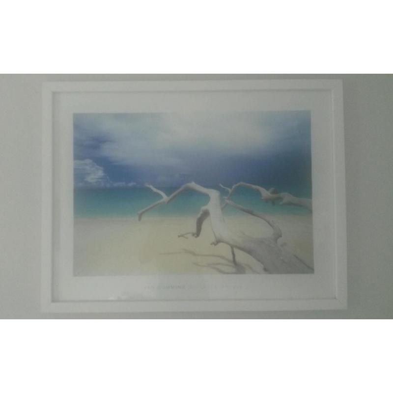 Carribean picture with white frame