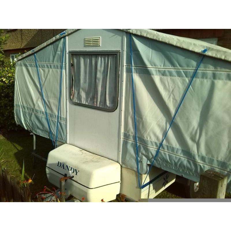 Dandy delta trailer tent 4/5 berth with awning