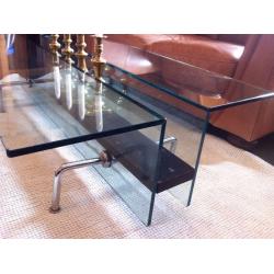 Large Contemporary Glass Coffee Table / Can Deliver