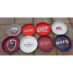 Vintage Beer and Coca - Cola trays