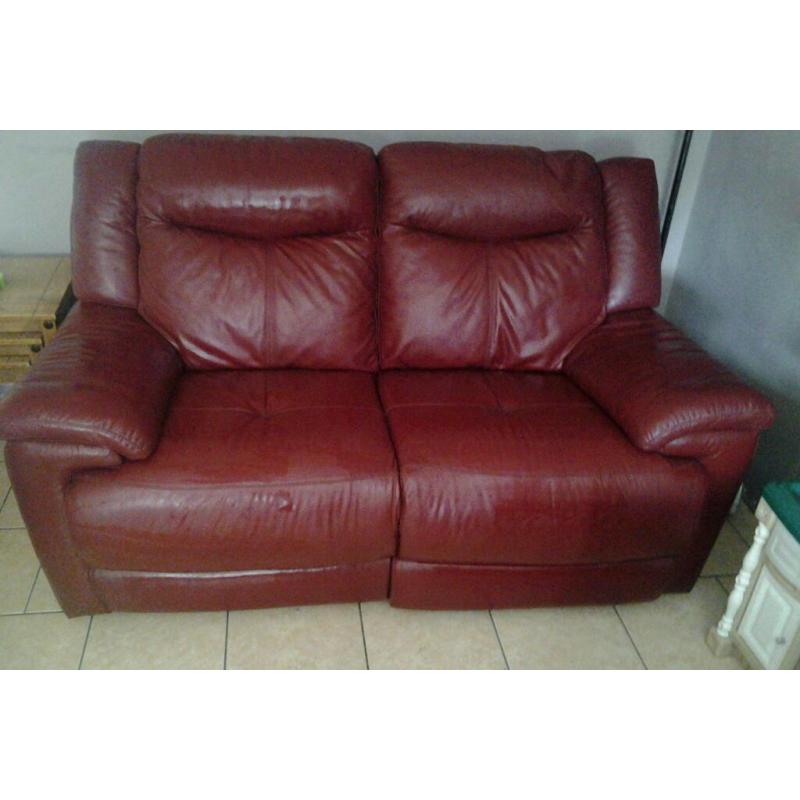 Real leather electric power recliners