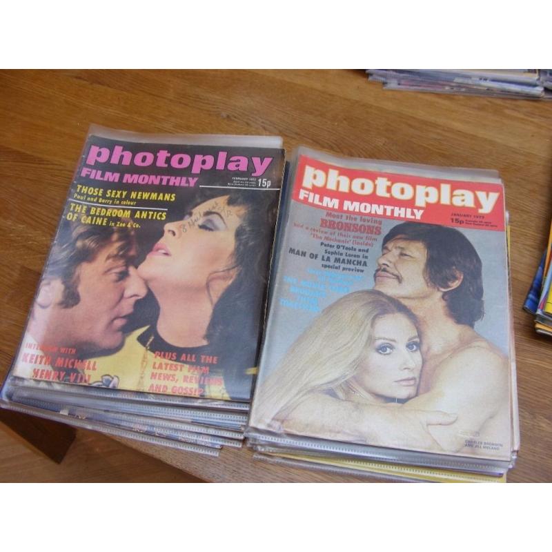 Photoplay Fim Monthly Magazines 1971- 1980'S