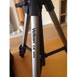 Velbon CX444 tripod with carry case. As new, never used.