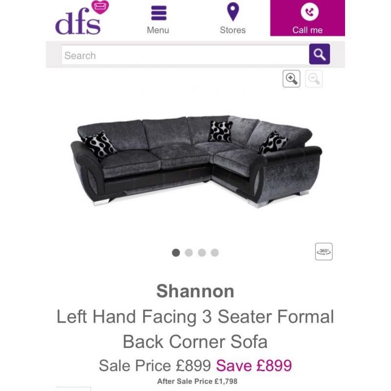 DFS corner sofa for sale