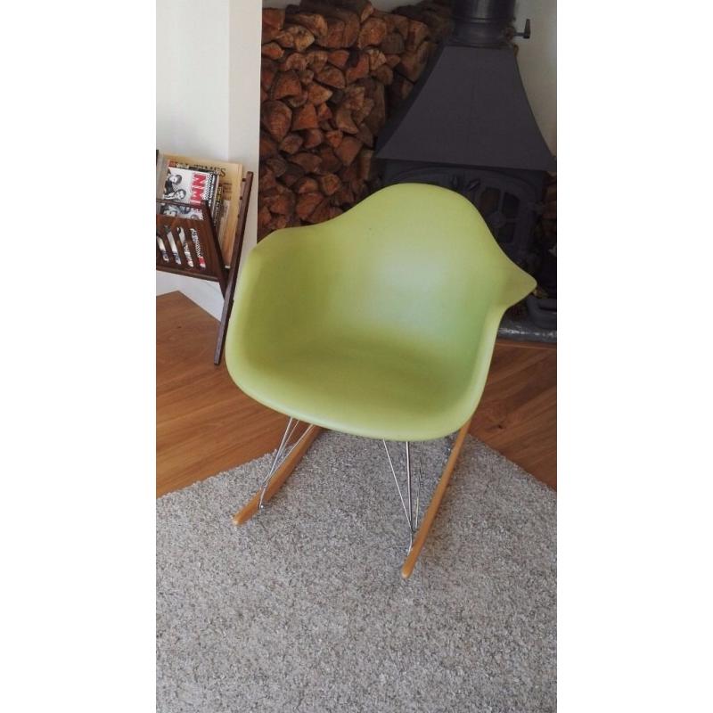 Replica Eames Rocker Chair in Green