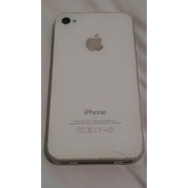 APPLE IPHONE 4S, 16GB, WHITE, LIKE NEW! NO TIME WASTERS