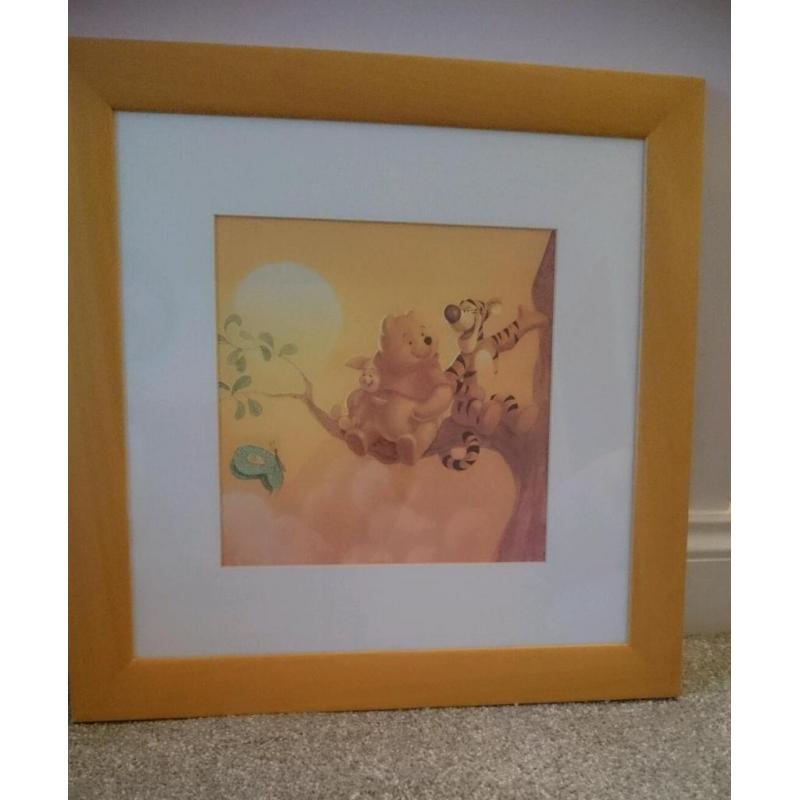 Framed Winnie the Pooh Prints