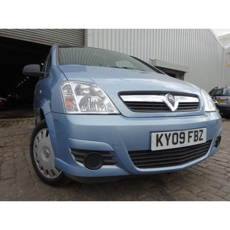09 VAUXHALL MERIVA 1.3 DIESEL,MOT MAY 017,3 OWNERS FROM NEW,PART HISTORY,2 KEYS,TOTALLY UNMARKED