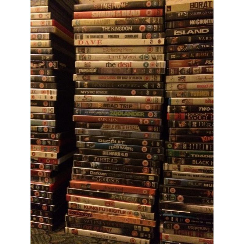 220 DVDs.