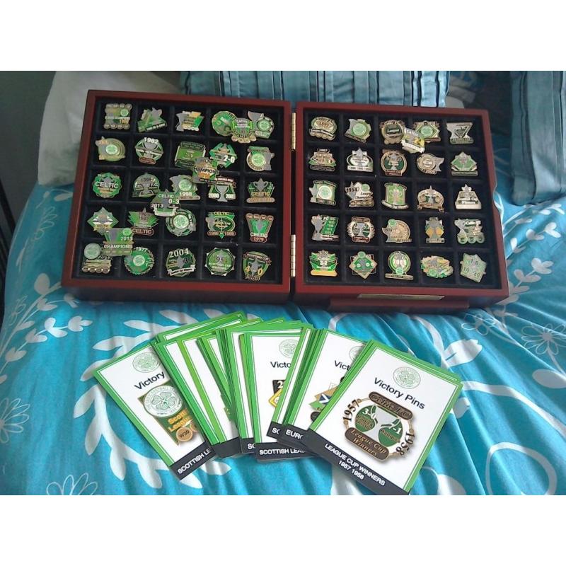Celtic Football Club pin collection