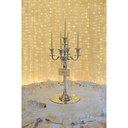 Gold candelabras Silver candelabras wedding event table centrepiece all sizes available