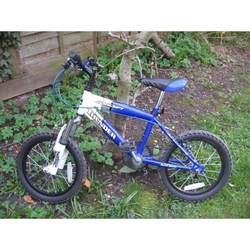 16" BICYCLE FOR BOYS AGED 5-8 APPROXIMATELY