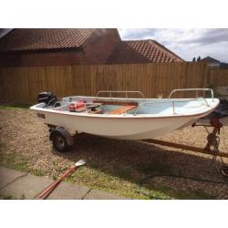 Dory 13 Day Boat with nearly new 20hp Mercury