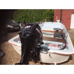 Dory 13 Day Boat with nearly new 20hp Mercury