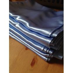 Periwinkle blue lovely quality chair sashes, chair ties, wedding x8