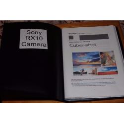 Sony DSC-RX10 User Manual . Down loaded and printed from Sony..