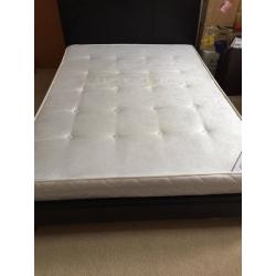 Double bed For Sale - frame with mattress