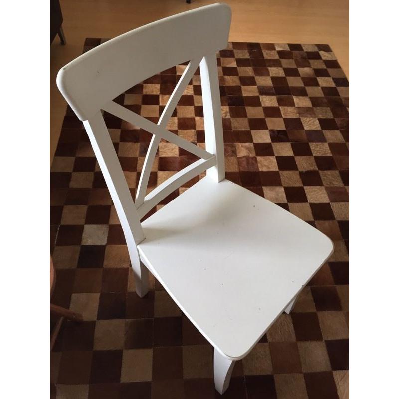 Solid wood chair from IKEA