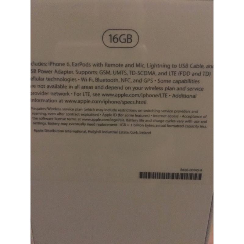 iphone 6 16gb silver never open new new
