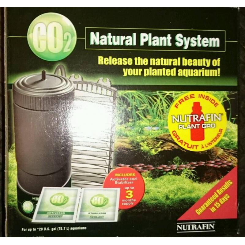 Nutrafin natural C02 system to promote fish tank plants
