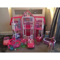 Large Barbie collection & accessories