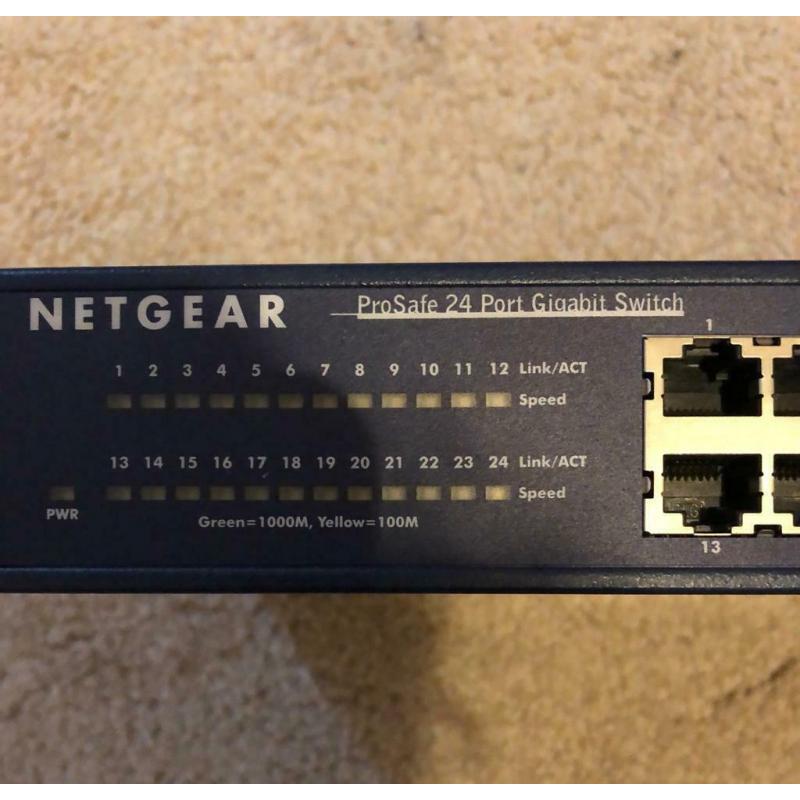 Netgear Ethernet switch 24port