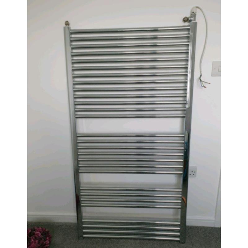 Stainless steel Dual fuel towel radiator