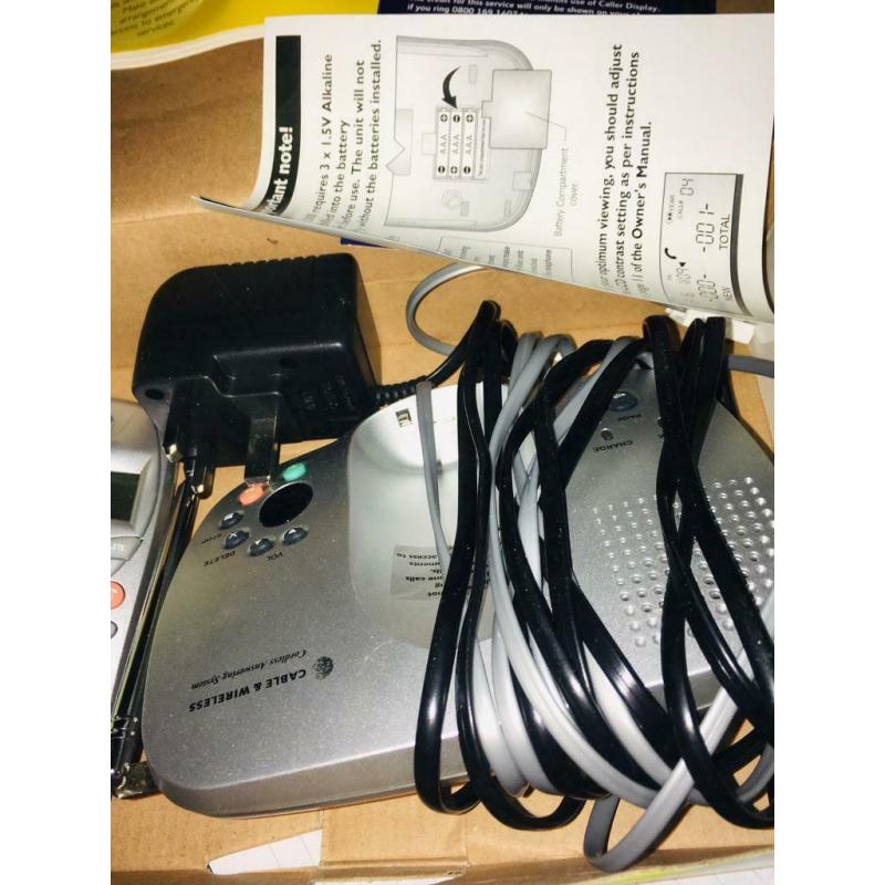 Cable and Wireless CWR8800 Cordless Telephone