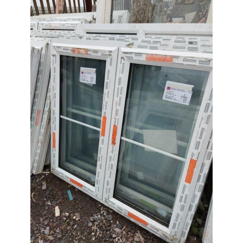New UPVC Double Glazed Georgian White Window 1195mm W x 1250mm H