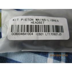 Genuine Alcatel Headset Kit PIETON Mains-libres Cc0046A10C4 ICS01 LT170921 JD U5