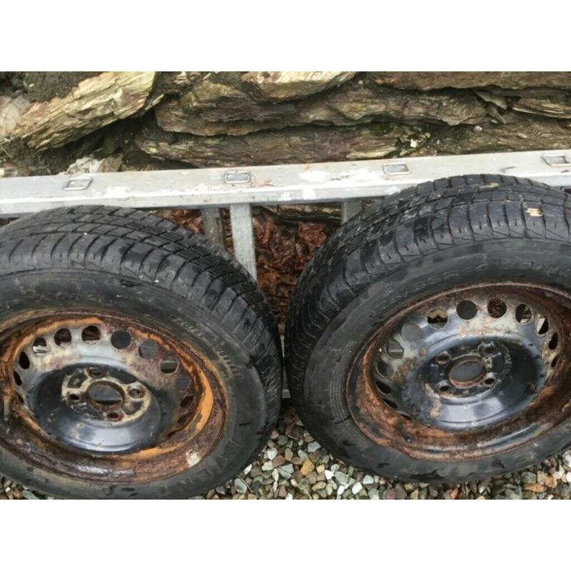 TWO 175\65 R14 TYRES ?25 THE PAIR ono