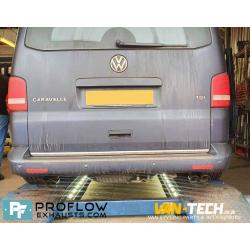 VW Transporter T5.1 Custom Exhaust Middle and Rear Dual Exit