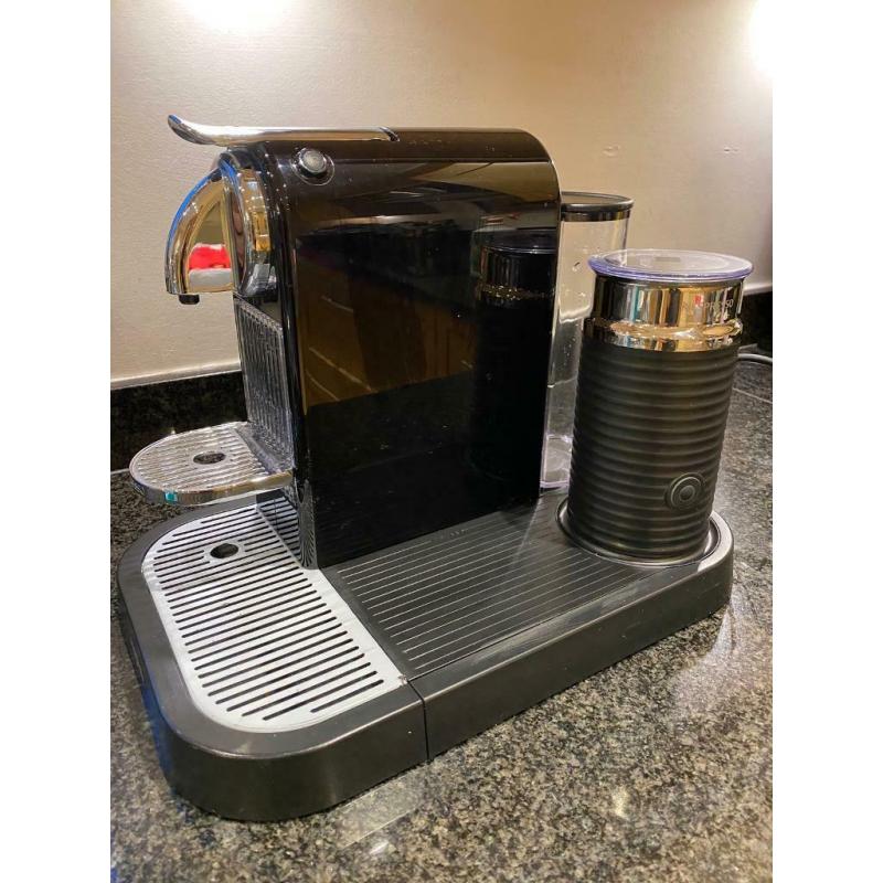 Nespresso Magimix Coffee & Frophy Milk maker - black & chrome