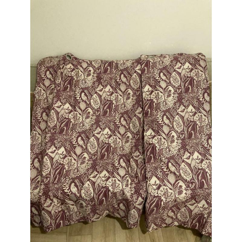 Purple Woodland Curtains