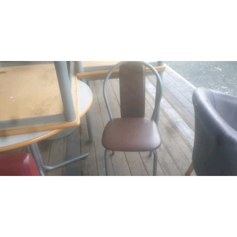 Commercial cafe chairs large quantitys