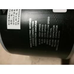 Two REMCO ELECTRIC MOTORS 80W 1300RPM -Thermally Protected Class B