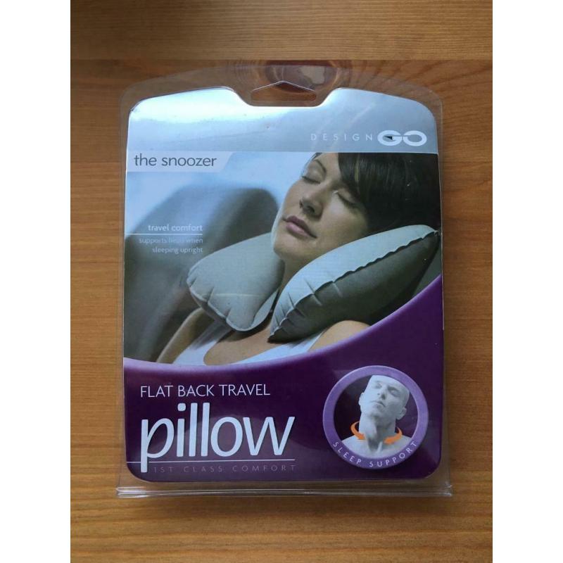 Flat Back Travel Pillow, Brand New, ?5