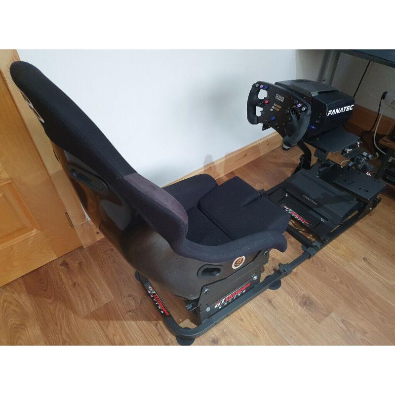 GT Omega sim racing cockpit (for fanatec and thrustmaster steering wheels)