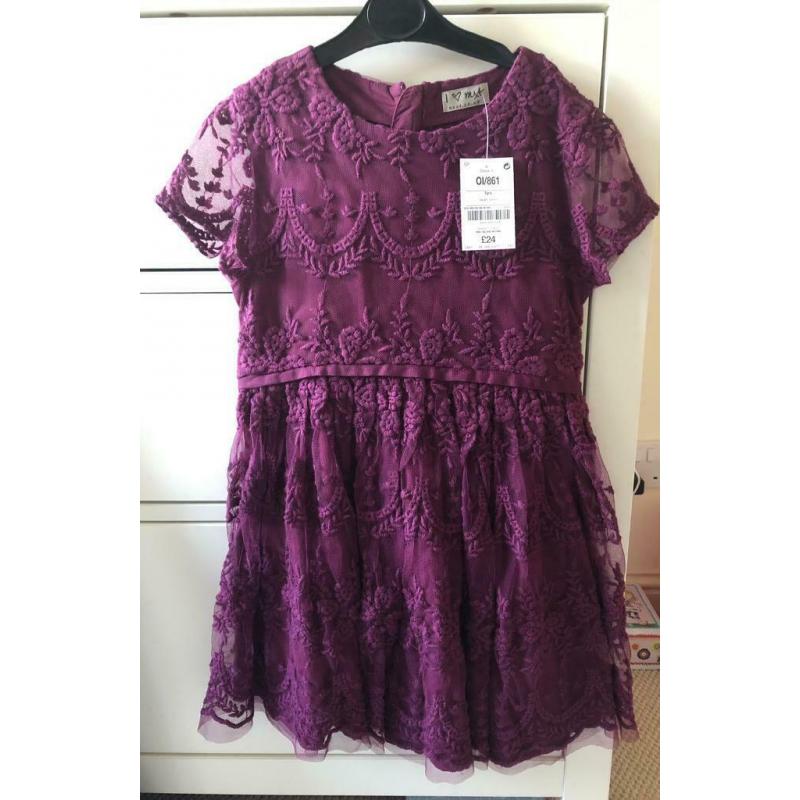 BNWT Next party dress, age 7 years