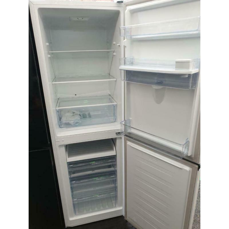 Graded fridge master white fridge freezer with water dispenser
