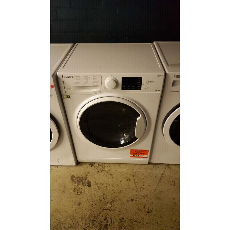 BRAND NEW HOTPOINT 8KG WASHER DRYER COMBO 2 ON 1