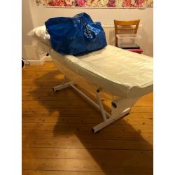 Beauty Salon Massage table or chair and stool