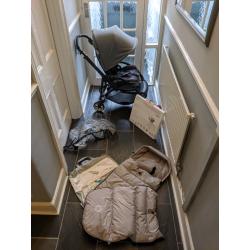 Bugaboo Bee 3 lightweight pram for sale with accessories
